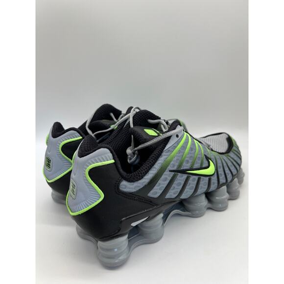 Nike Shox TL Wolf Grey Lime Blast Running Shoes AV3595-005 Size M8.5 /W10 - Picture 15 of 16